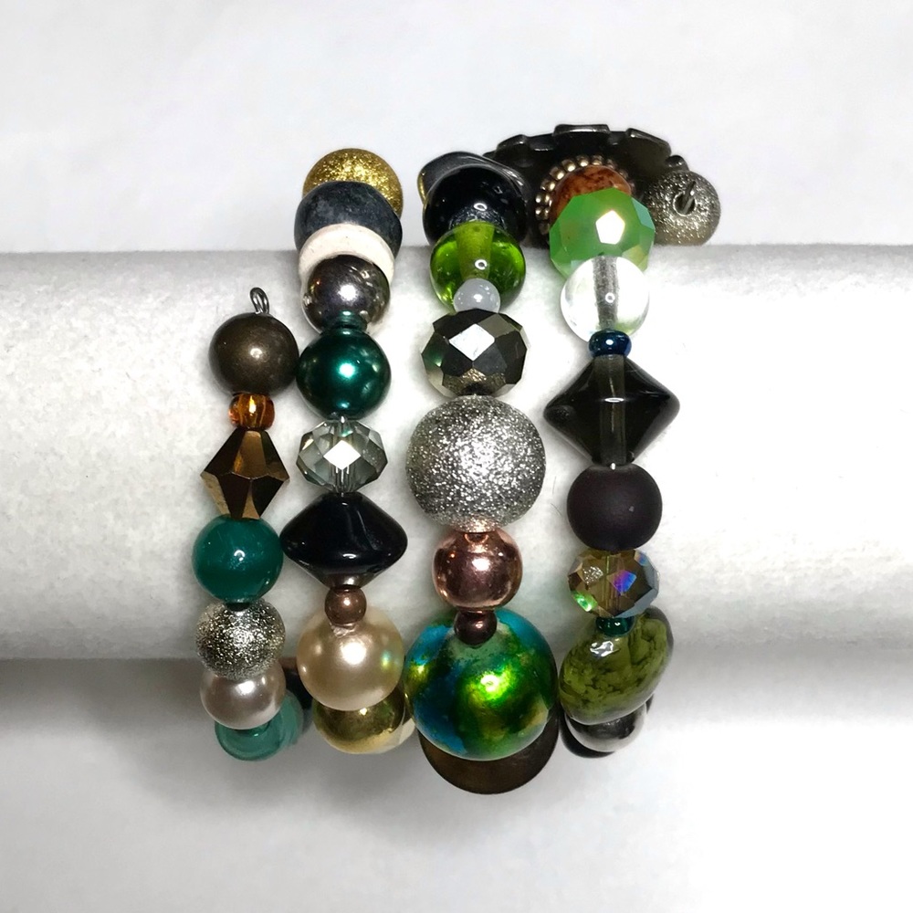 Handmade Bracelet with Vintage and Modern Elements (NB69-6H) New Without Tags - Picture 3 of 9